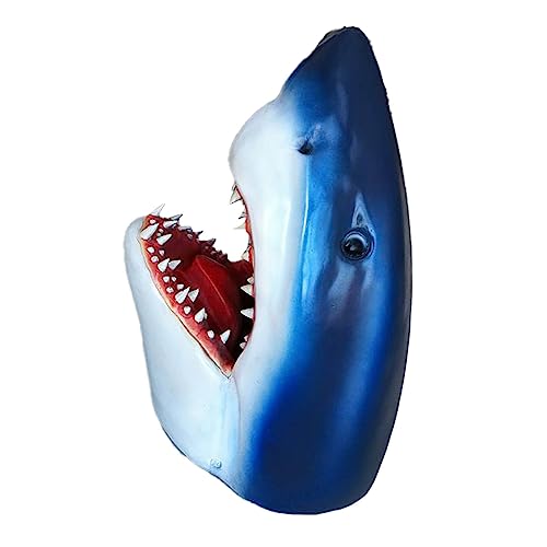 Trailrest Hai-Skulptur Hai Haifisch Fisch Dekofigur Statue Skulptur Polyresin Modern - 3D Hai Kopf Statue Ornament Harz Haikopf für Wohnzimmer Wandkunst Skulptur Dekoration - 23x15cm Trailrest Hai-Skulptur Hai Haifisch Fisch Dekofigur Statue Skulptur Polyresin Modern - 3D Hai Kopf Statue Ornament Harz Haikopf für Wohnzimmer Wandkunst Skulptur Dekoration - 23x15cm von Trailrest