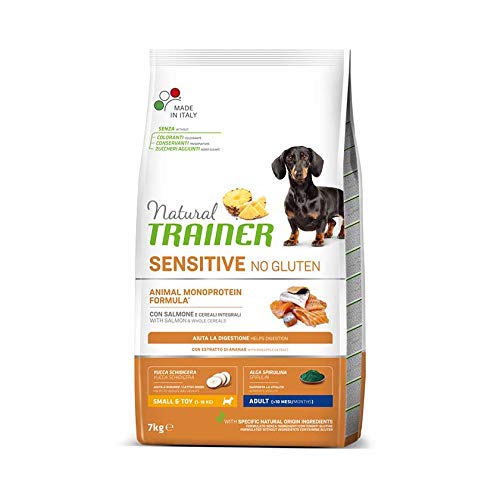 Trainer Natural Sensitive No Gluten Small & Toy Adult Trockenfutter für Hunde mit Lachs 7,5 kg Trainer Natural Sensitive No Gluten Small & Toy Adult Trockenfutter für Hunde mit Lachs 7,5 kg von Trainer