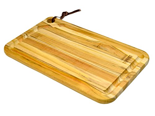 Schneidebrett Kitchen, 40 x 24 x 1,8 cm, Teakholz von Tramontina