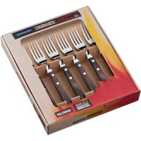 6 tlg. JUMBO Steakgabel-Set, braun von Tramontina
