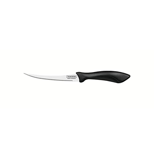 Tramontina AFFILATA (Tomatenmesser 23 cm), Schwarz,silber von Tramontina
