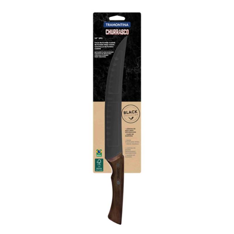 Tramontina Churrasco Fleischmesser 39 cm schwarz von Tramontina