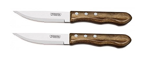 Tramontina Churrasco Jumbo-Steakmesser, 12,7 cm, brauner Griff von Tramontina