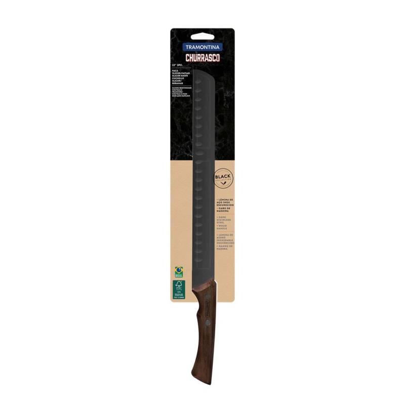 Tramontina Churrasco Schinkenmesser 44 cm schwarz von Tramontina