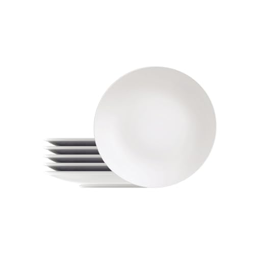 Tramontina - Flache Teller rund Porzellan 25 cm Leonora 6er Set von Tramontina
