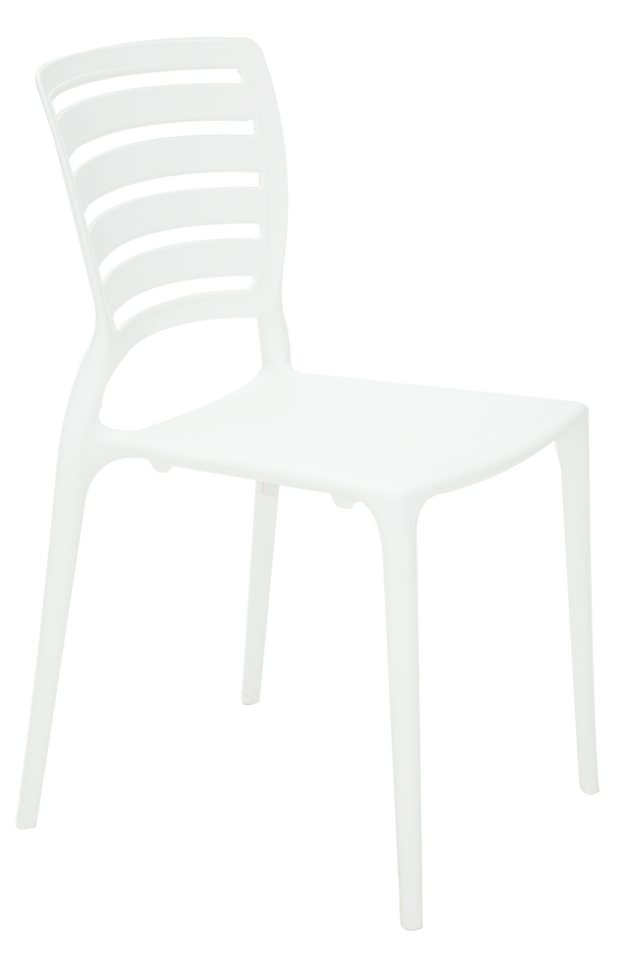 Tramontina Stuhl SOFIA stapelbar (1 St), Outdoorgeeignet, Fiberglas-Polypropylen, stabil, leichtgewichtig von Tramontina