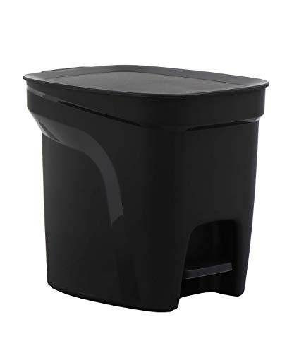 Tramontina Tretmülleimer, 7 Liter, Kunststoff, schwarz Tramontina Tretmülleimer, 7 Liter, Kunststoff, schwarz von Tramontina