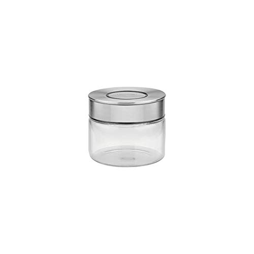 Tramontina Vorratsglas, 10 cm, Füllmenge 0,4 l, Edelstahldeckel, Glas, Transparent Purezza von Tramontina