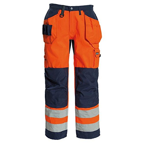 Tranemo Handwerker-Bundhose "CE-ME" HV Größe C148, 1 Stück, orange/marine blau, 4850-44-93-C148 von Tranemo