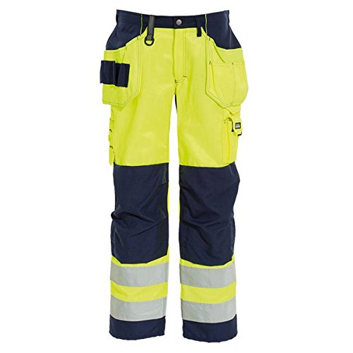 Tranemo Handwerker-Bundhose"CE-ME" HV Größe C54, 1 Stück, gelb/marine blau, 4850-44-94-C54 von Tranemo