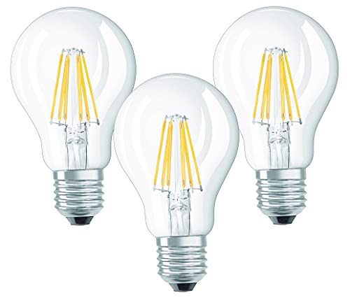 Trango 3er Pack E27001-3 LED Filament Birne 8 Watt 850 Lumen I 3000K Warmweiß I Ersatz für 60W Glühlampe I Glühbirne I Lampe I LED Birne in Tropfen Form mit E27 Fassung I Abstrahlwinkel 360° Trango 3er Pack E27001-3 LED Filament Birne 8 Watt 850 Lumen I 3000K Warmweiß I Ersatz für 60W Glühlampe I Glühbirne I Lampe I LED Birne in Tropfen Form mit E27 Fassung I Abstrahlwinkel 360° von Trango