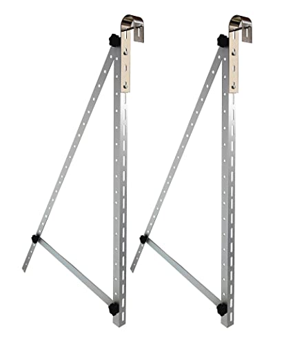 Trango ST-0005R - Solarmodul Alu-Halterung - für runde Balkongeländer - Balkonkraftwerk - Inkl. 2x Edelstahl-Haken - Universalhalterung bis 114cm Panel Breite - Winkel verstellbar Trango ST-0005R - Solarmodul Alu-Halterung - für runde Balkongeländer - Balkonkraftwerk - Inkl. 2x Edelstahl-Haken - Universalhalterung bis 114cm Panel Breite - Winkel verstellbar von Trango