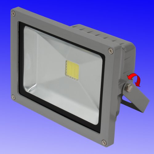 Trango 20W LED Fluter Flutlicht kaltweiss ca. 6000K Strahler Scheinwerfer Außen Wasserfest IP65 (20Watt kaltweiß 6000K) von Trango