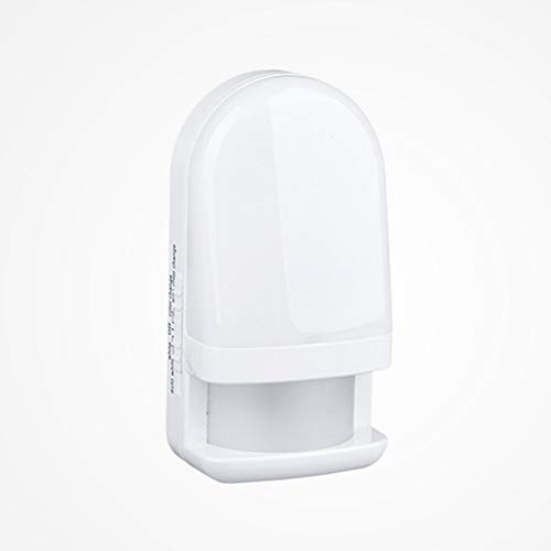 Trango 11-038 LED Sensor Nachtlicht in Weiß mit Automatikfunktion direkt 230V I mit Bewegungssensor Sicherheitslicht Steckdose Lampe Wandlampe Orientierungslicht Einschlafhilfe 3000K warmweiß Trango 11-038 LED Sensor Nachtlicht in Weiß mit Automatikfunktion direkt 230V I mit Bewegungssensor Sicherheitslicht Steckdose Lampe Wandlampe Orientierungslicht Einschlafhilfe 3000K warmweiß von Trango