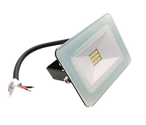 Trango 10 Watt IP65 12/24 Volt DC IP65-106DC - 6000K Tageslichtweiß (kaltweiss) LED Fluter I Ladeflächenbeleuchtung I Flutlicht I Baustrahler Strahler I Arbeitslicht I Ladeflächenstrahler von Trango