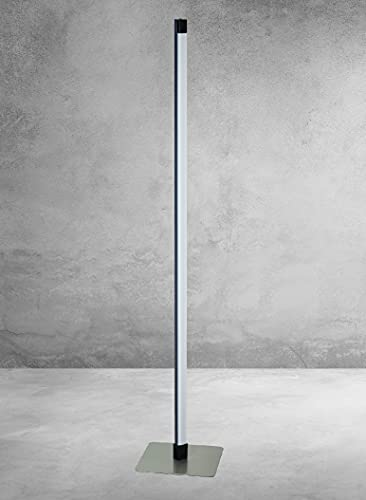 Trango 1524A stufenlos Touch dimmbar Stehlampe Anthrazit schwarz 14 Watt 1200 Lumen LED Modul *STRAIGHT* weißes satiniertes Lampenschirm H:120cm Standlampe Wohnzimmer Leuchte Stehleuchte Touchfunktion Trango 1524A stufenlos Touch dimmbar Stehlampe Anthrazit schwarz 14 Watt 1200 Lumen LED Modul *STRAIGHT* weißes satiniertes Lampenschirm H:120cm Standlampe Wohnzimmer Leuchte Stehleuchte Touchfunktion von Trango