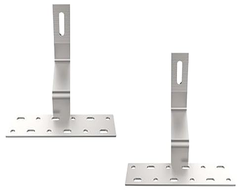 Trango 2er Pack ST-0010 Edelstahl Dachhaken ZUR BEFESTIGUNG VON SOLARPANELEN AUF Schrägdach, Ziegeldach, Flachdach – 90° vertikale Dach Befestigung Haken für PV-Anlange, Solarmodul Dachhalterung Trango 2er Pack ST-0010 Edelstahl Dachhaken ZUR BEFESTIGUNG VON SOLARPANELEN AUF Schrägdach, Ziegeldach, Flachdach – 90° vertikale Dach Befestigung Haken für PV-Anlange, Solarmodul Dachhalterung von Trango