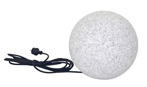 Trango 1er Set 500G IP65 Gartenkugel 50cm Ø in Granitstein-Optik *NATURE* inkl. 5 Meter IP44 Kabel mit 1x E27 Fassung, Kugelleuchte, Gartenleuchte, Leuchtkugel, Außenleuchte ohne Leuchtmittel Trango 1er Set 500G IP65 Gartenkugel 50cm Ø in Granitstein-Optik *NATURE* inkl. 5 Meter IP44 Kabel mit 1x E27 Fassung, Kugelleuchte, Gartenleuchte, Leuchtkugel, Außenleuchte ohne Leuchtmittel von Trango