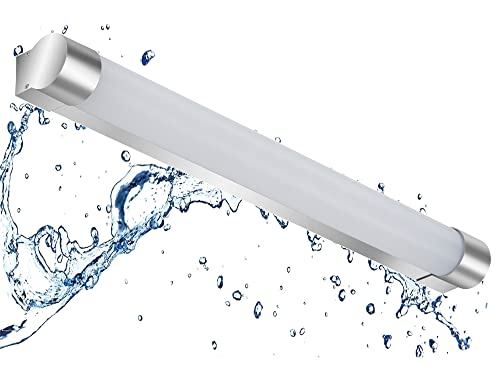 Trango 2072 Modern LED 10 Watt Spiegelleuchte IP44 mit Memoryfunktion & *CCT* Farbtemperatur einstellbar 3000K-4000K-6000K, Wandlampe, Badleuchte, Schminklicht, Badezimmerlampe, Unterbauleuchte Trango 2072 Modern LED 10 Watt Spiegelleuchte IP44 mit Memoryfunktion & *CCT* Farbtemperatur einstellbar 3000K-4000K-6000K, Wandlampe, Badleuchte, Schminklicht, Badezimmerlampe, Unterbauleuchte von Trango