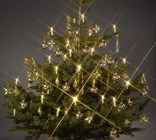 Trango 24-flammig LED-Christbaumkerzen 340146 Weihnachtskerzen warmweiß Leuchtend – 24 Kerzen mit Stecksystem Innenbereich – leuchtende Weihnachten - Christmas Candles Trango 24-flammig LED-Christbaumkerzen 340146 Weihnachtskerzen warmweiß Leuchtend – 24 Kerzen mit Stecksystem Innenbereich – leuchtende Weihnachten - Christmas Candles von Trango