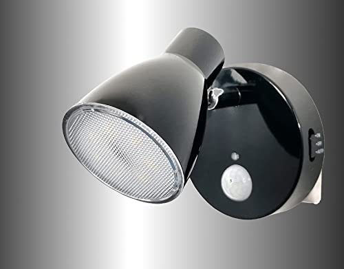 Trango 2635-015 LED Sensor Nachtlicht *MILO* mit Bewegungssensor & Automatikfunktion in Schwarz Sicherheitslicht direkt 230V Steckdose Lampe, Wandlampe, Nachtlampe, Steckdosenlicht von Trango