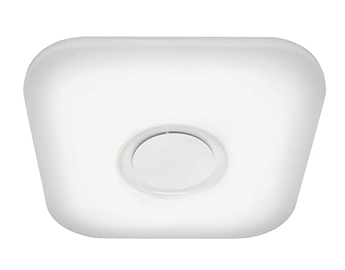 Trango 3099 dimmbare 24 Watt LED-Deckenleuchte inkl. Bluetooth-Lautsprecher & integrierter RGB LED-Ambiente-Beleuchtung von Trango