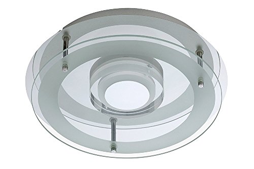 Trango 3558-018 Design LED Wandleuchte Badlampe Deckenlampe Flurleuchte Jessica inkl. 10,5 Watt LED Leuchmittel von Trango