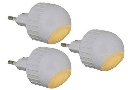 Trango 3er Pack 11-36E LED Nachtlicht *EYE* Orientierungslicht Sicherheitslicht Kindernacht mit Helligkeitssensor Auto AN/AUS Trango 3er Pack 11-36E LED Nachtlicht *EYE* Orientierungslicht Sicherheitslicht Kindernacht mit Helligkeitssensor Auto AN/AUS von Trango