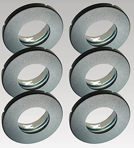 Trango 6er Set 6729IP65-061AK Bad Einbaustrahler IP65 in Anthrazit matt, Badleuchte, Einbauleuchte, Einbauspots, Deckenleuchte inkl. 6x GU10 Fassung für Außen, Feuchtraum ohne Leuchtmittel Trango 6er Set 6729IP65-061AK Bad Einbaustrahler IP65 in Anthrazit matt, Badleuchte, Einbauleuchte, Einbauspots, Deckenleuchte inkl. 6x GU10 Fassung für Außen, Feuchtraum ohne Leuchtmittel von Trango