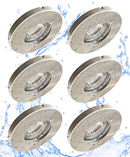 Trango 6er Set 6729IP65-069M6KSD IP65 LED Einbaustrahler in ALU gebürstet incl. 6x 6000K Tageslicht Weiß (kaltweiß) dimmbar Ultra Flach LED Modul für Bad, Dusche, Einbauspots, Deckenlampe, Spots Trango 6er Set 6729IP65-069M6KSD IP65 LED Einbaustrahler in ALU gebürstet incl. 6x 6000K Tageslicht Weiß (kaltweiß) dimmbar Ultra Flach LED Modul für Bad, Dusche, Einbauspots, Deckenlampe, Spots von Trango