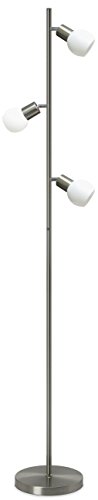 Trango 3-flammig LED Stehlampe incl. 3x 3 Stufen dimmbar LED Modul Leuchtmittel & 3x satiniertes Echtglas Lampenschirm TG1520 Stehleuchte, schwenkbar & drehbar Höhe: 170cm Trango 3-flammig LED Stehlampe incl. 3x 3 Stufen dimmbar LED Modul Leuchtmittel & 3x satiniertes Echtglas Lampenschirm TG1520 Stehleuchte, schwenkbar & drehbar Höhe: 170cm von Trango