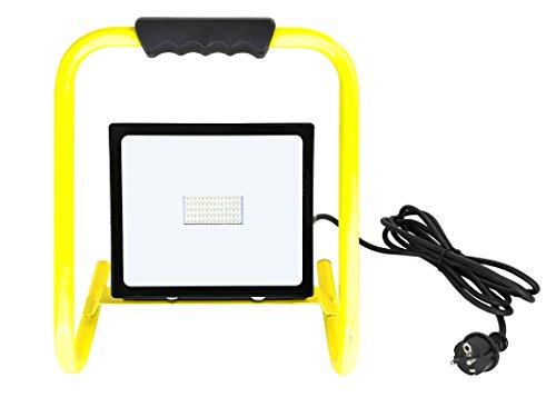 Trango G1505-506 IP65 LED Arbeitsstrahler 50 Watt Baustrahler 6000K Tageslichtweiß inkl. 3m Kabel & Standgestell Baustellenleuchte, Werkstattstrahler, Arbeitsscheinwerfer *WORK* Baustrahler Flutlicht Trango G1505-506 IP65 LED Arbeitsstrahler 50 Watt Baustrahler 6000K Tageslichtweiß inkl. 3m Kabel & Standgestell Baustellenleuchte, Werkstattstrahler, Arbeitsscheinwerfer *WORK* Baustrahler Flutlicht von Trango