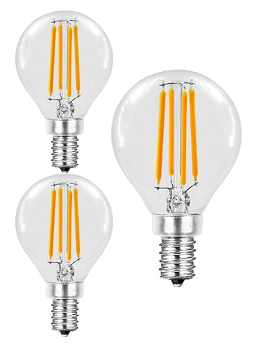 Trango LED Filament E14 Glühbirne 3er Pack E14002*3-5W ersetzt 40W – 450 Lumen – 2700K Warmweiß – Kugelform G45 – 360° Abstrahlwinkel – E14 Lampe für Kronleuchter & Deko Trango LED Filament E14 Glühbirne 3er Pack E14002*3-5W ersetzt 40W – 450 Lumen – 2700K Warmweiß – Kugelform G45 – 360° Abstrahlwinkel – E14 Lampe für Kronleuchter & Deko von Trango