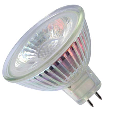 Trango LED Leuchtmittel mit MR16 Fassung MR16-NT3 zum Austausch von herkömmlichen Halogen Leuchtmittel MR16 I GU5.3 I G4-12 Volt 3000K warmweiß Glühlampe, Lampe, Reflektorlampe, led Birnen von Trango