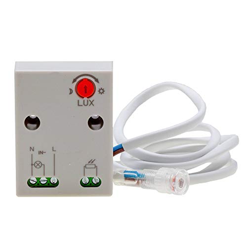 Dämmerungssensor IP65 für innen und außen 230V – Dämmerungsschalter ideal für LED mit Licht-Sensor 2300W – einstellbar automatisch Dämmerungssensor IP65 für innen und außen 230V – Dämmerungsschalter ideal für LED mit Licht-Sensor 2300W – einstellbar automatisch von Trano