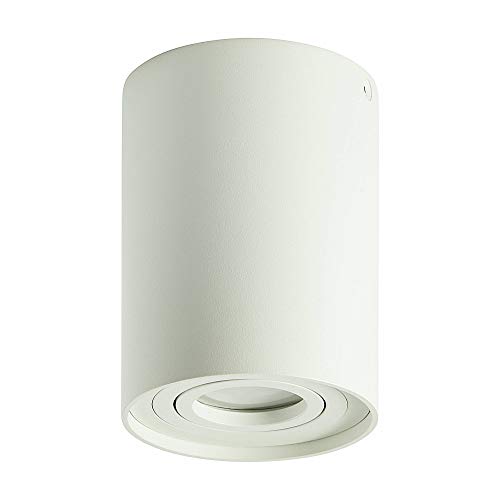 LED Aufbaustrahler weiß rund 3 Watt GU10 230V - Deckenstrahler 125x96mm schwenkbar als Unterbauleuchte oder Aufbauleuchte - Aufbau-Strahler Deckenspot Downlight Spot LED Aufbaustrahler weiß rund 3 Watt GU10 230V - Deckenstrahler 125x96mm schwenkbar als Unterbauleuchte oder Aufbauleuchte - Aufbau-Strahler Deckenspot Downlight Spot von Trano