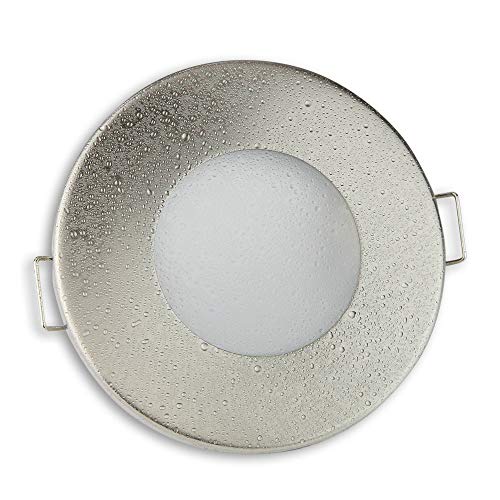 LED Einbaustrahler Edelstahl gebürstet - rund 5 Watt warmweiß 12V MR16 - für Bad, Außenbereich IP44 Ø60-75mm Bohrloch - Badezimmer Terrasse Einbau-Spot Decken-Strahler Deckeneinbaustrahler LED Einbaustrahler Edelstahl gebürstet - rund 5 Watt warmweiß 12V MR16 - für Bad, Außenbereich IP44 Ø60-75mm Bohrloch - Badezimmer Terrasse Einbau-Spot Decken-Strahler Deckeneinbaustrahler von Trano