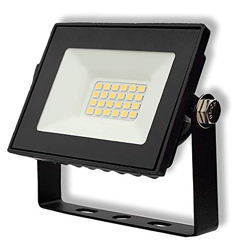 LED Fluter 10W neutralweiß 230V - super-heller und flacher Außen-Strahler IP65 Flutlicht - Garten-Lampe Außenleuchte Gartenstrahler LED Fluter 10W neutralweiß 230V - super-heller und flacher Außen-Strahler IP65 Flutlicht - Garten-Lampe Außenleuchte Gartenstrahler von Trano