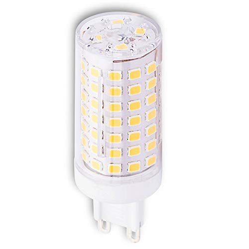 Trano G9 LED Lampe 12W kaltweiß - Leuchtmittel ohne Flackern 230V - Mais-Birne nicht dimmbar von Trano