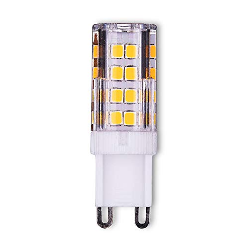 Trano G9 LED Lampe 6W warmweiß - Leuchtmittel ohne Flackern 230V - Mais-Birne nicht dimmbar von Trano