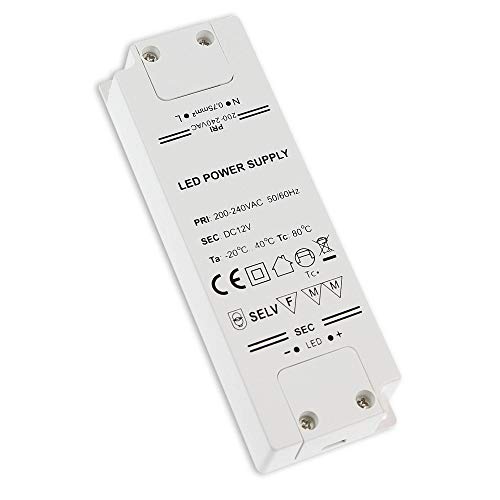 Transformator für LEDs von 230 auf 12 Volt - kompaktes Netzteil für Beleuchtung und Leuchtmittel - Trafo Driver | 80 Watt Transformator für LEDs von 230 auf 12 Volt - kompaktes Netzteil für Beleuchtung und Leuchtmittel - Trafo Driver | 80 Watt von Trano