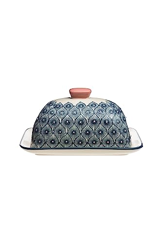 Butterdose MIX'N'MATCH aus Keramik, 19 x 13 x 8,5 cm von Tranquillo