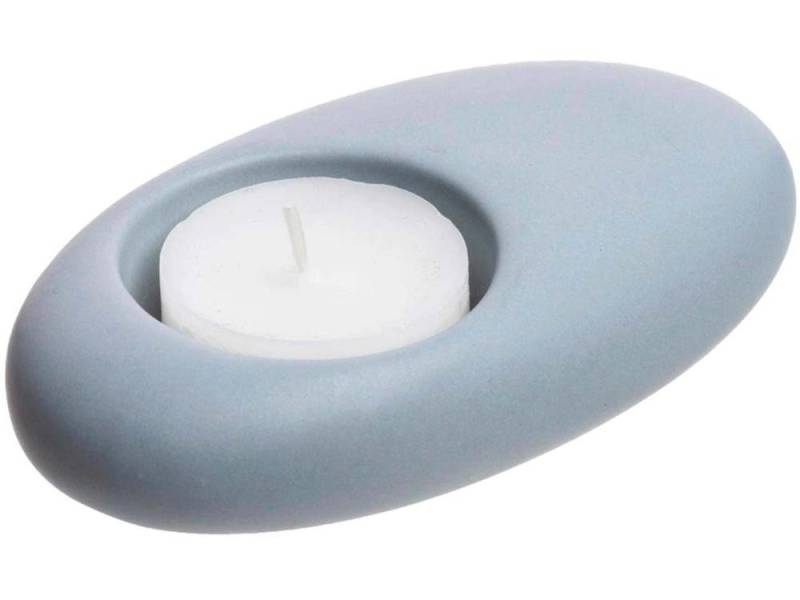 Tranquillo Teelichthalter tranquillo Teelichthalter oval aus Steingut von Tranquillo