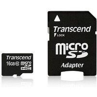 Transcend GUSDU1 microSDHC Speicherkarte 16 GB von Transcend
