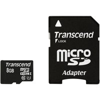 Transcend GUSDU1 microSDHC Speicherkarte 8 GB Transcend GUSDU1 microSDHC Speicherkarte 8 GB von Transcend