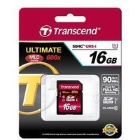 Transcend TS16GSDHC10U1 Speicherkarte 16 GB von Transcend