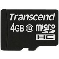 Transcend TS4GUSDC10 Speicherkarte 4 GB von Transcend