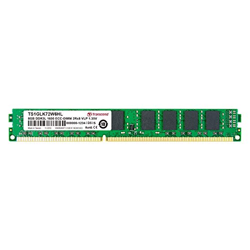 TRANSCEND 8GB DDR3L 1600 ECC-DIMM CL11 2Rx8 von Transcend