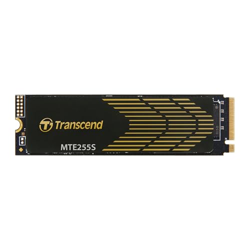 Transcend 1TB M.2 2280 SSD mit Kühlkörper, bis zu 7.400MB/s für PS5, Desktops, Laptops, PCIe 4.0 NVMe Gen4x4 interne SSD, 3D TLC NAND, Hochgeschwindigkeits-SSD, ideal für Gaming-TS1TMTE255S Transcend 1TB M.2 2280 SSD mit Kühlkörper, bis zu 7.400MB/s für PS5, Desktops, Laptops, PCIe 4.0 NVMe Gen4x4 interne SSD, 3D TLC NAND, Hochgeschwindigkeits-SSD, ideal für Gaming-TS1TMTE255S von Transcend