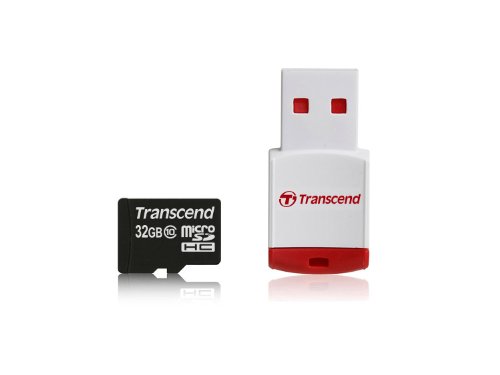 TRANSCEND TS32GUSDHC10-P3 32GB microSDHC10 + RDP3 Card Reader TRANSCEND TS32GUSDHC10-P3 32GB microSDHC10 + RDP3 Card Reader von Transcend